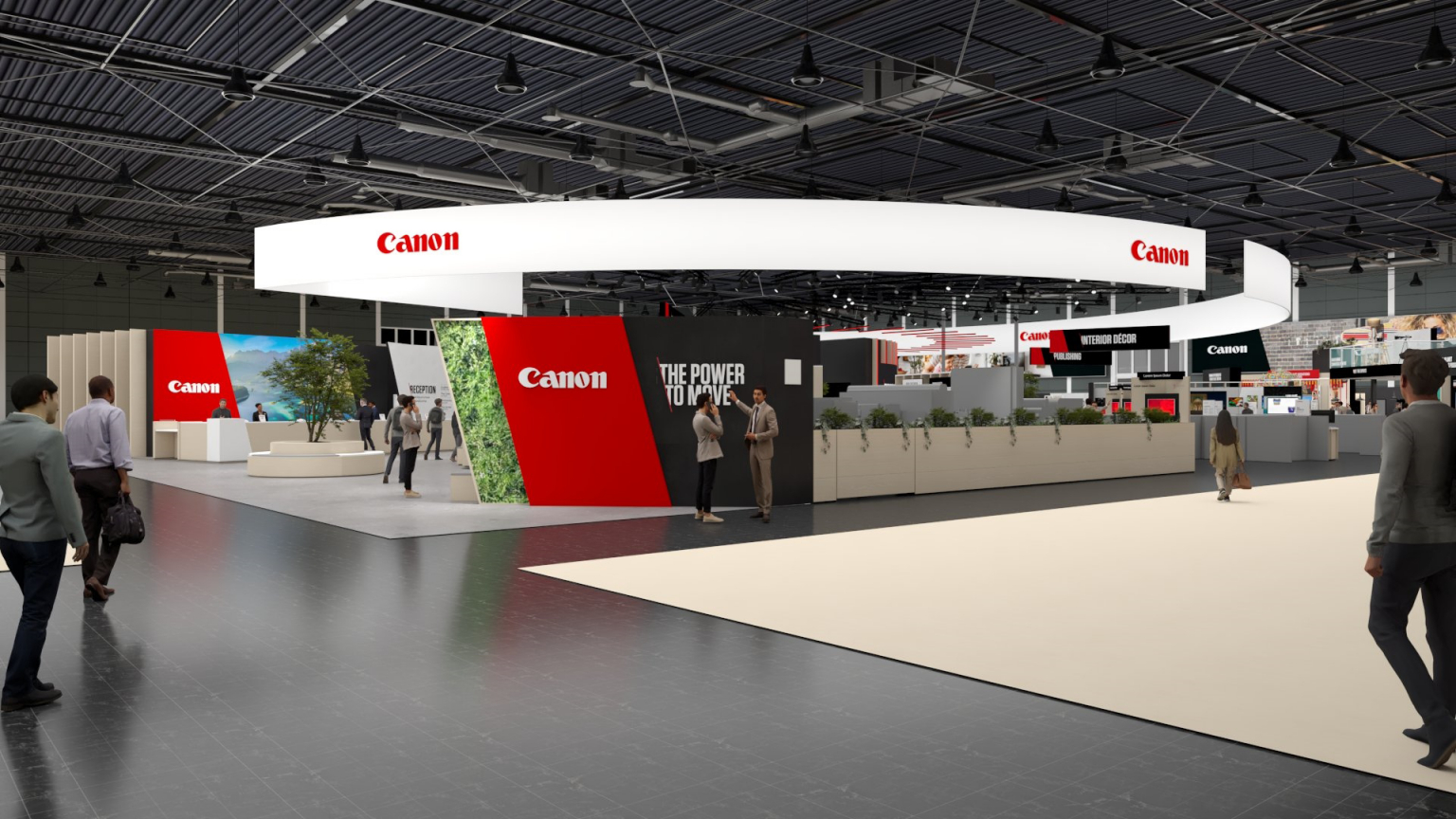 Canon stand at drupa 2024 Canon Production Printing